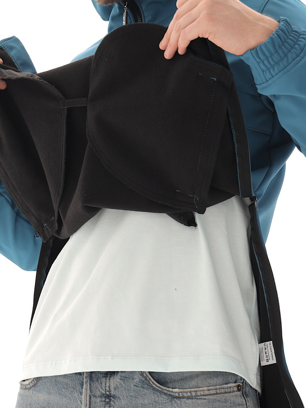 Анорак софтшелл город горький голубой