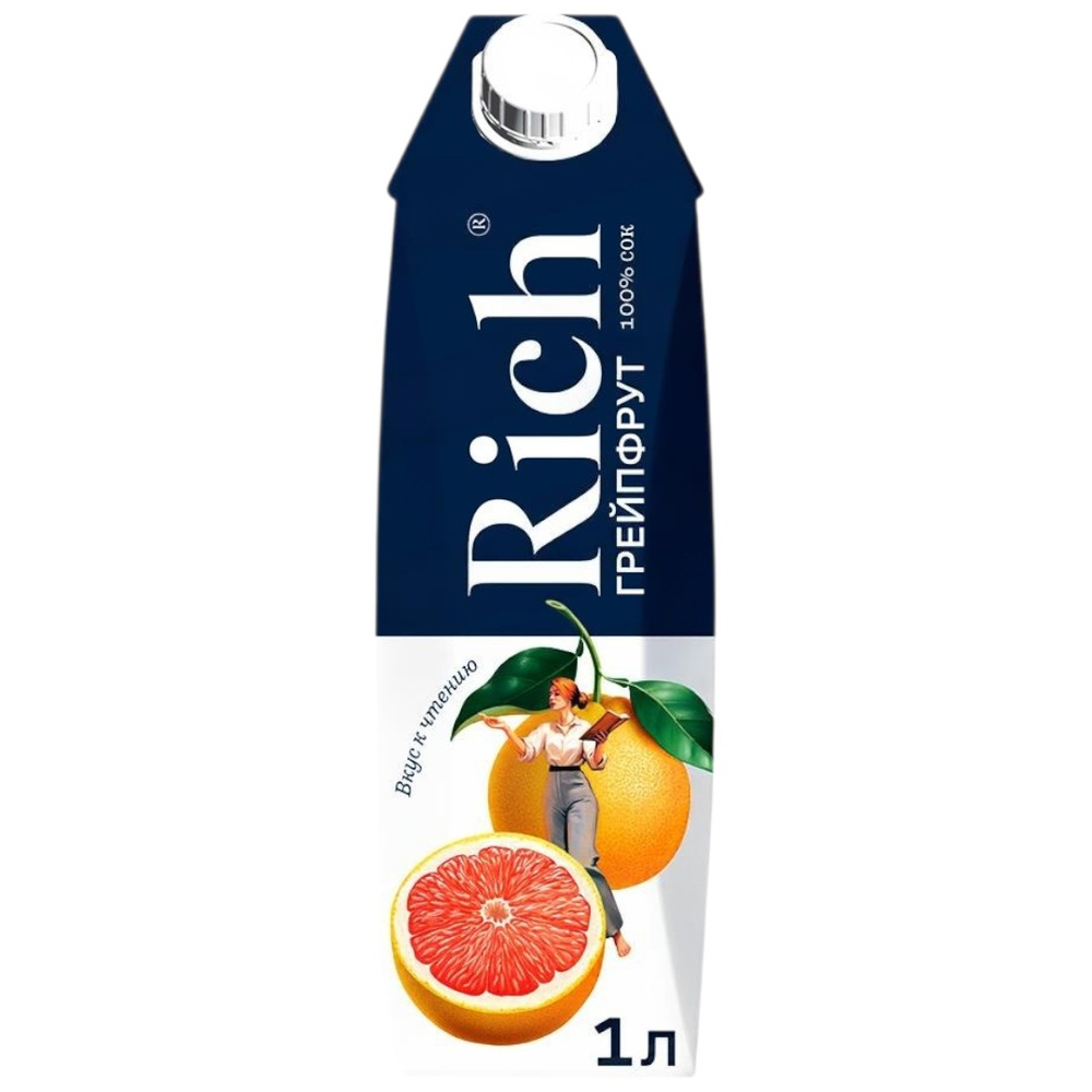 Сок Rich Грейпфрут, Tetra prism 1 л.