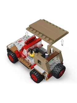 Конструктор Динозавры Засада Дилофозавра 221 деталь