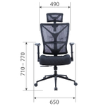 Офисное кресло CHAIRMAN CH566, ткань/сетка