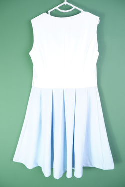 Платье MAGDA бело-голубое 50 размер, новое