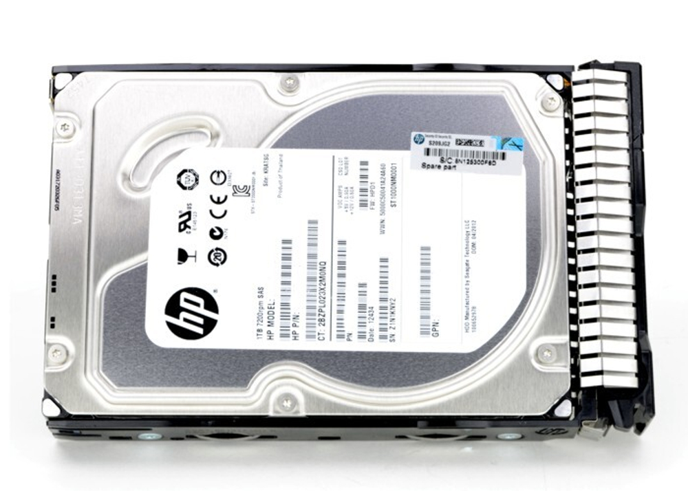 Жесткий диск HPE MB2000FCZGH HP G8 G9 2-TB 6G 7.2K 3.5 SAS