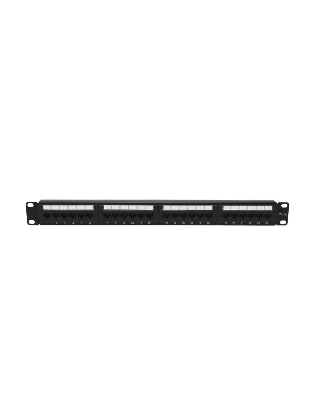 Патч-панель 19дюйм 1U кат.5E неэкранир. 24 порта RJ-45 Dual IDC TOKOV ELECTRIC TKE-PP-5E-1U-24P-UTP