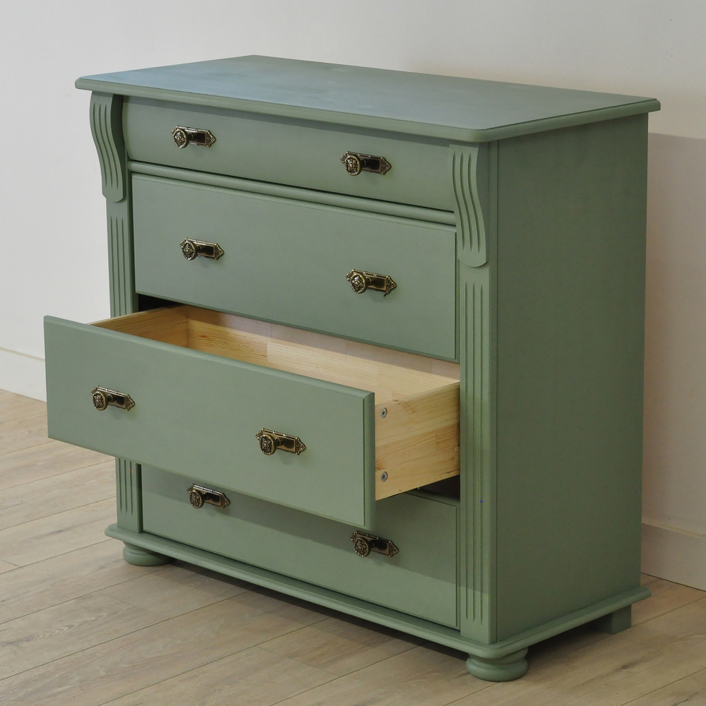 Комод деревянный 91х42х85 Сюзанна 4 ящика