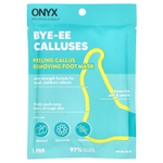 Onyx Professional, Bye-EE Callus, маска для ног для удаления мозолей, 1 пара