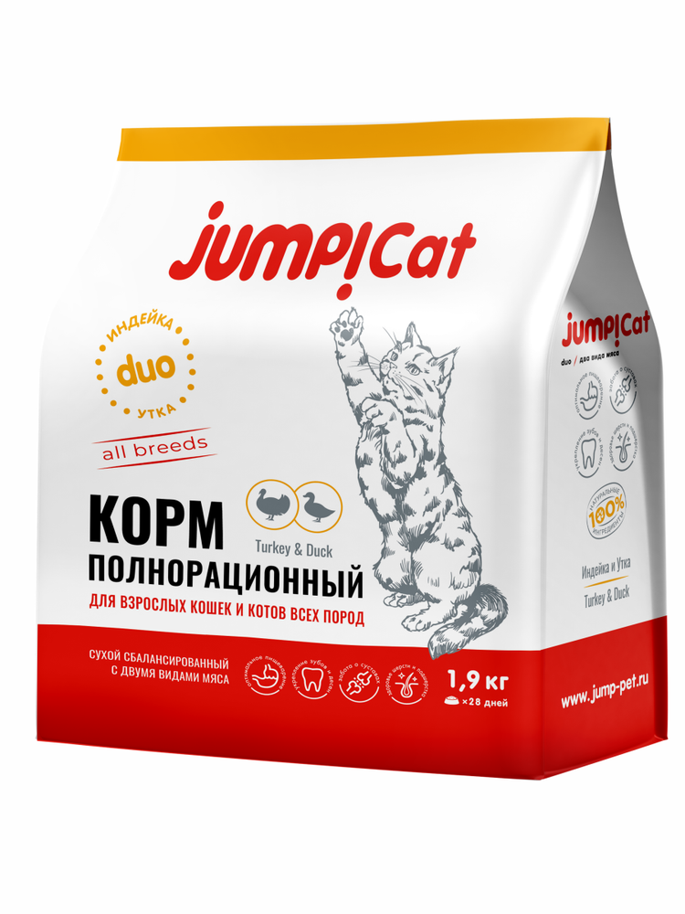 Корм для кошек Jump Duo Adult 0,4 кг