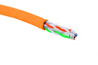 Кабель витая пара U/UTP 6 кат. 4 пары Eurolan 19C-U6-12OR-B305