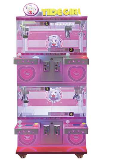 Автомат с игрушками LOVE NET RED 4- PERSON DOLL MACHINE