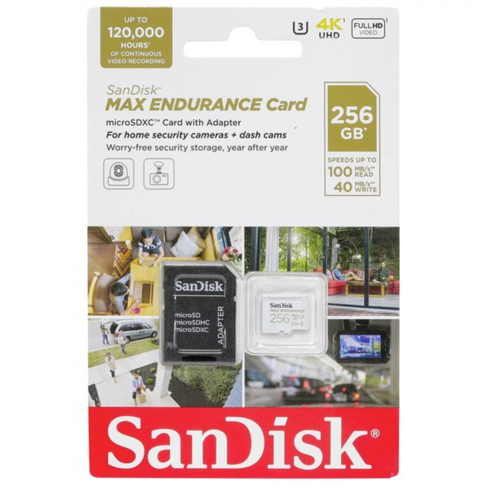 Карта памяти MicroSDXC 256GB SanDisk SDSQQVR-256G-GN6IA