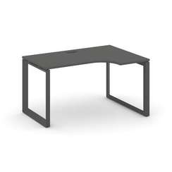 Style Project Стол рабочий эргономичный SN-59O.SPA-002(R) Антрацит/Металл Антрацит/Черный Заглушка 1