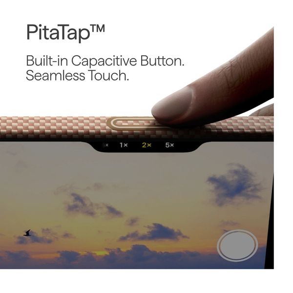 Чехол Pitaka Edge Case для iPhone 17 Pro, Золотой блик | Golden Glint
