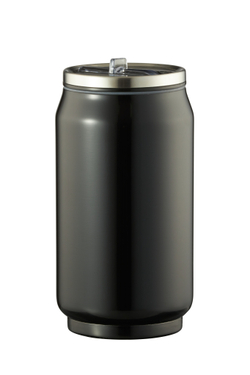 Термокружка "банка" 0,33л, черная