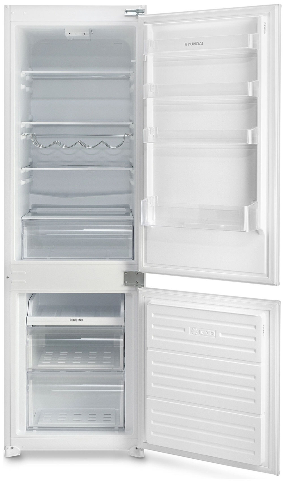 Встраиваемый двухкамерный холодильник Hyundai HBR 1771