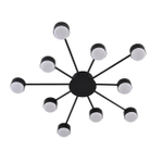 8344/10C COMFI черный, металл Люстра GX53 LED 10*7W 220V TORINA