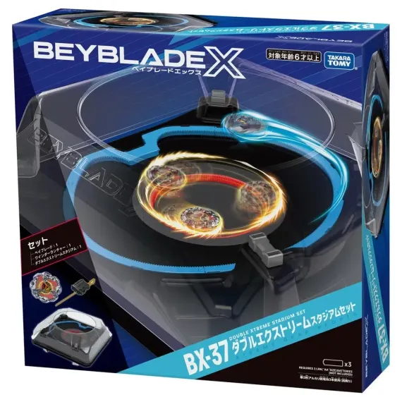 Набор 1 волчок + 1 лаунчер и арена Double Xtreme Stadium Set BX37 от Takara Tomy