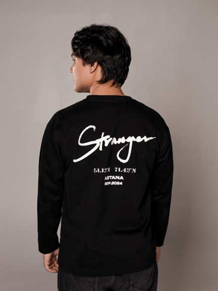 Лонгслив "Stranger" Черный