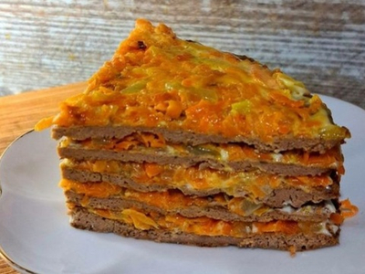 Салат печеночный торт 140гр