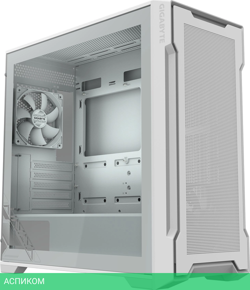 Корпус Gigabyte C102 Glass Ice без БП белый (GB-C102GI)