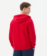 Флисовое худи на молнии ESSENTIAL Cotton Fleece FZ Hoodie, красный