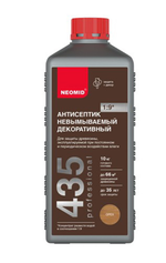 Антисептик невымываемый для дерева Neomid 435, декоративный концентрат,