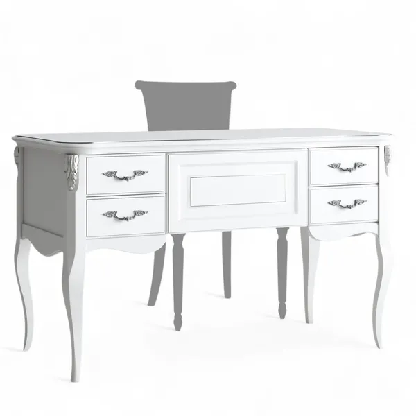 Кабинетный стол пристенный