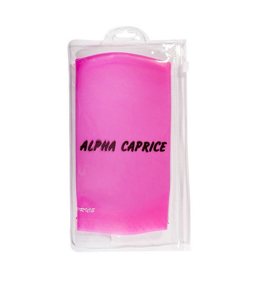 Шапочка для плавания силиконовая для длинных волос Alpha Caprice SCL02