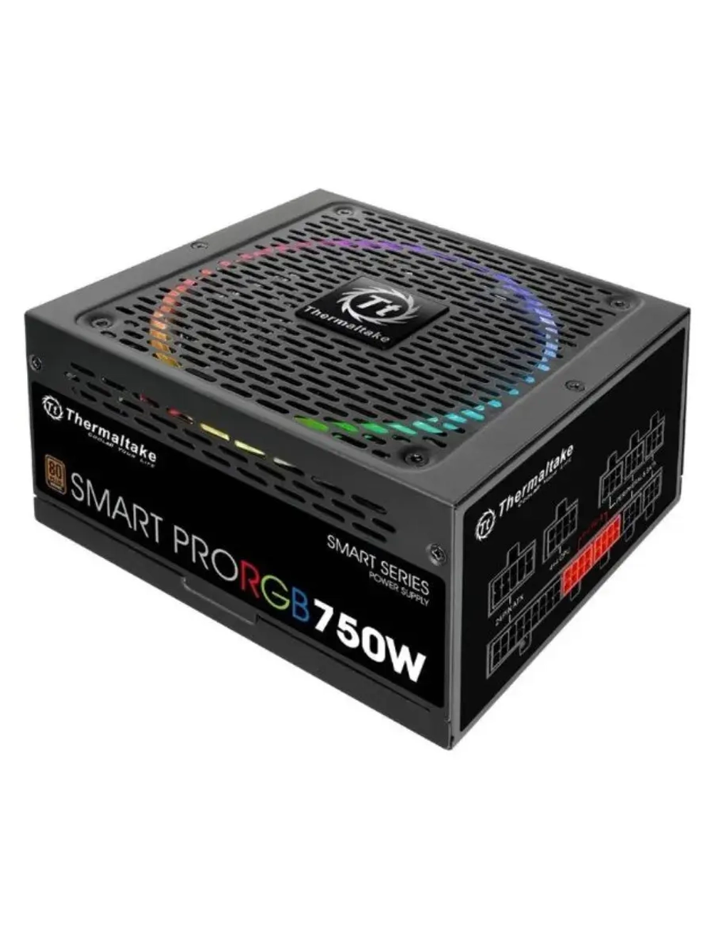 Блок питания Smart Pro RGB 750W PS-SPR-0750FPCBEU-R BLACK