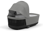Коляска Cybex Priam IV Rosegold complete Aton S2 Ocean Blue Base One 4 в 1 Mirage Grey