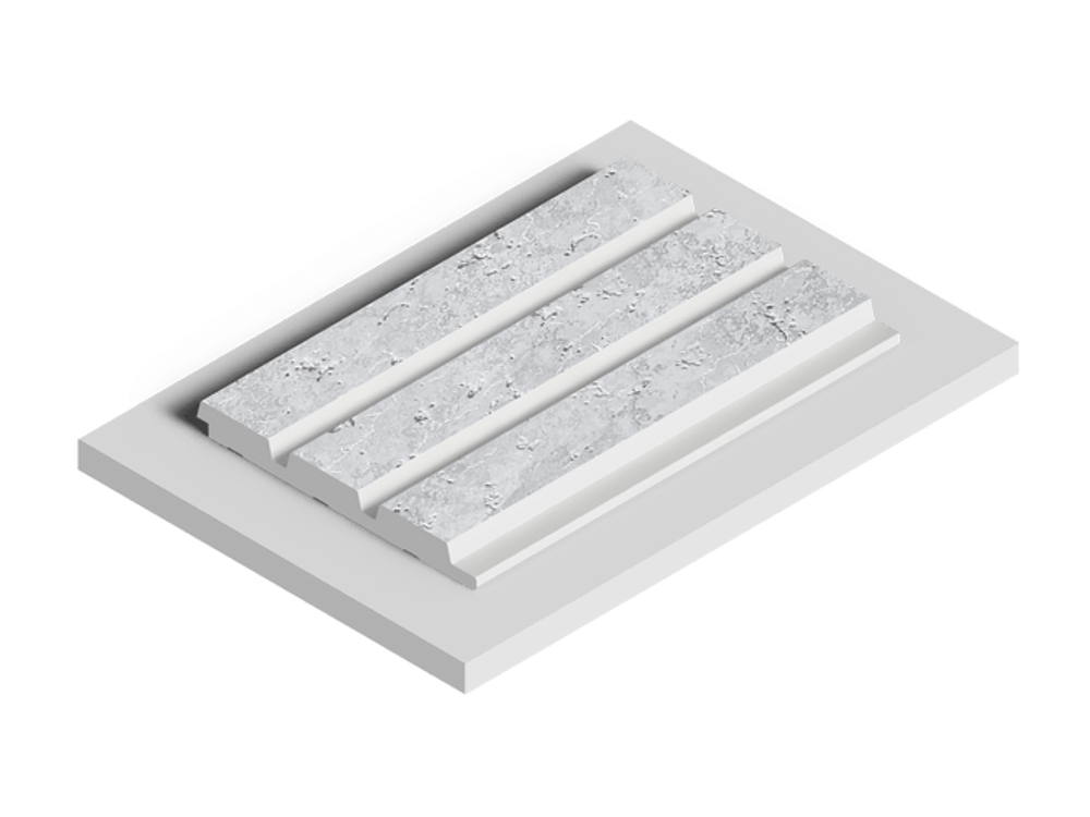 Стеновая панель HiWood декорированная, 270x12 см