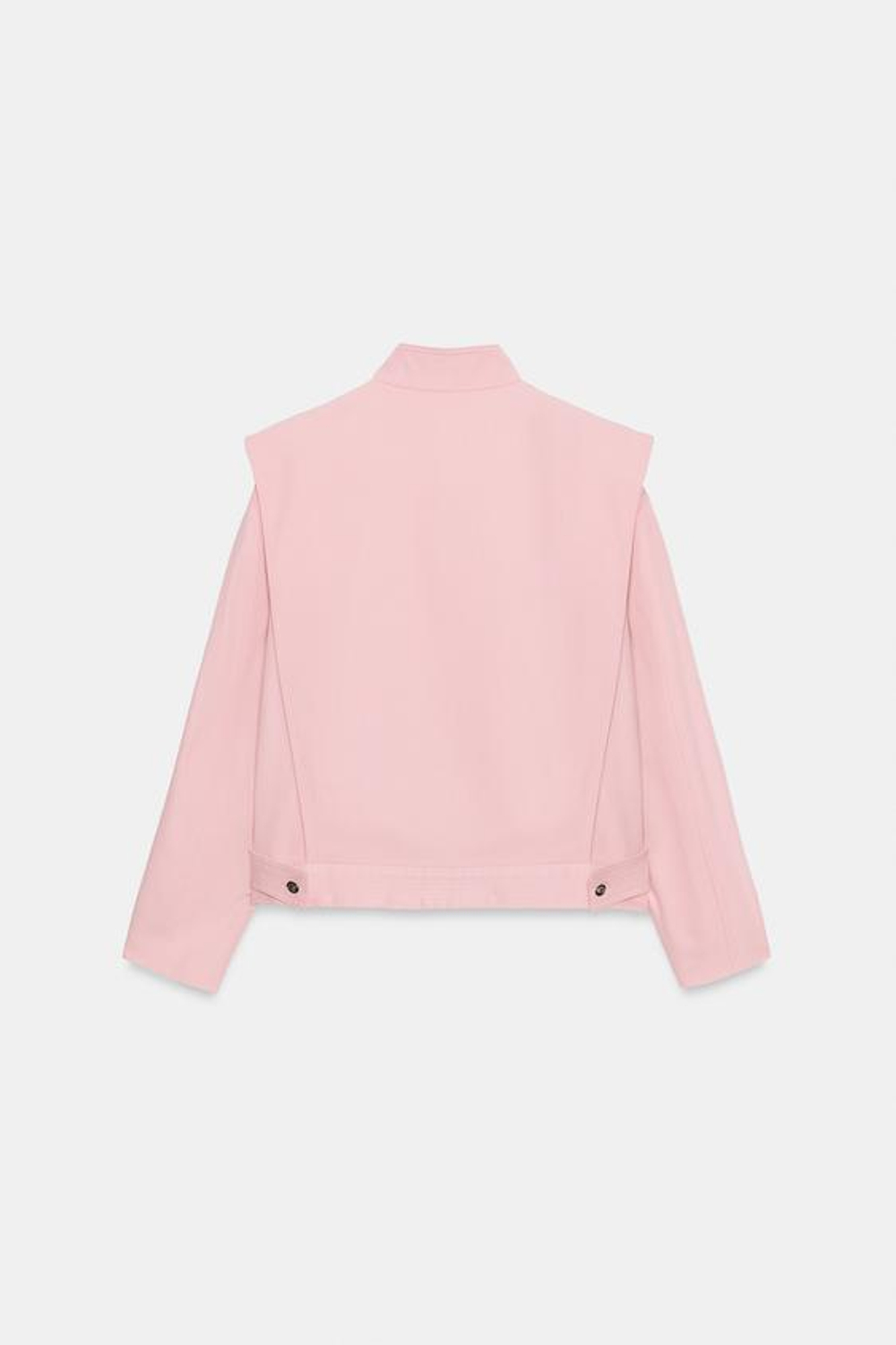 ZARA ДВУБОРТНАЯ КУРТКА С ПУГОВИЦАМИ — ZW COLLECTION, РОЗОВЫЙ