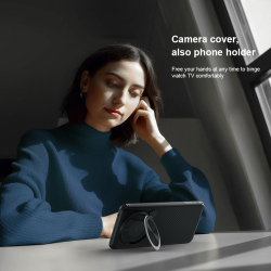 Чехол от Nillkin на Huawei Mate 60 с металлической откидной крышкой и поддержкой магнитной беспроводной зарядки MagSafe, серия CamShield Prop Magnetic Case