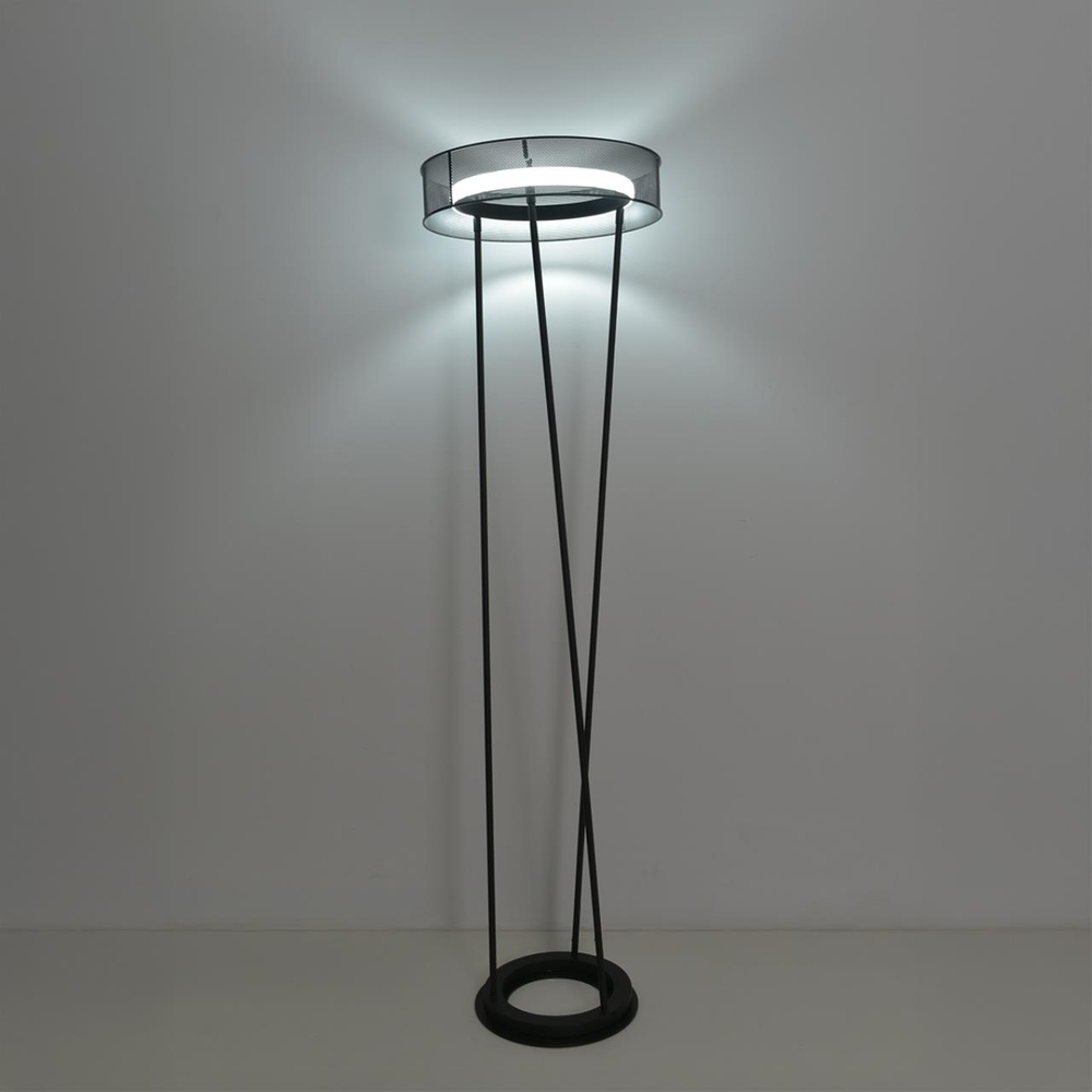 8370/30FL LEDIO LN26 304 черный, металл/силикон Торшер LED 30W 3000/4000/6000K 220V ALVA