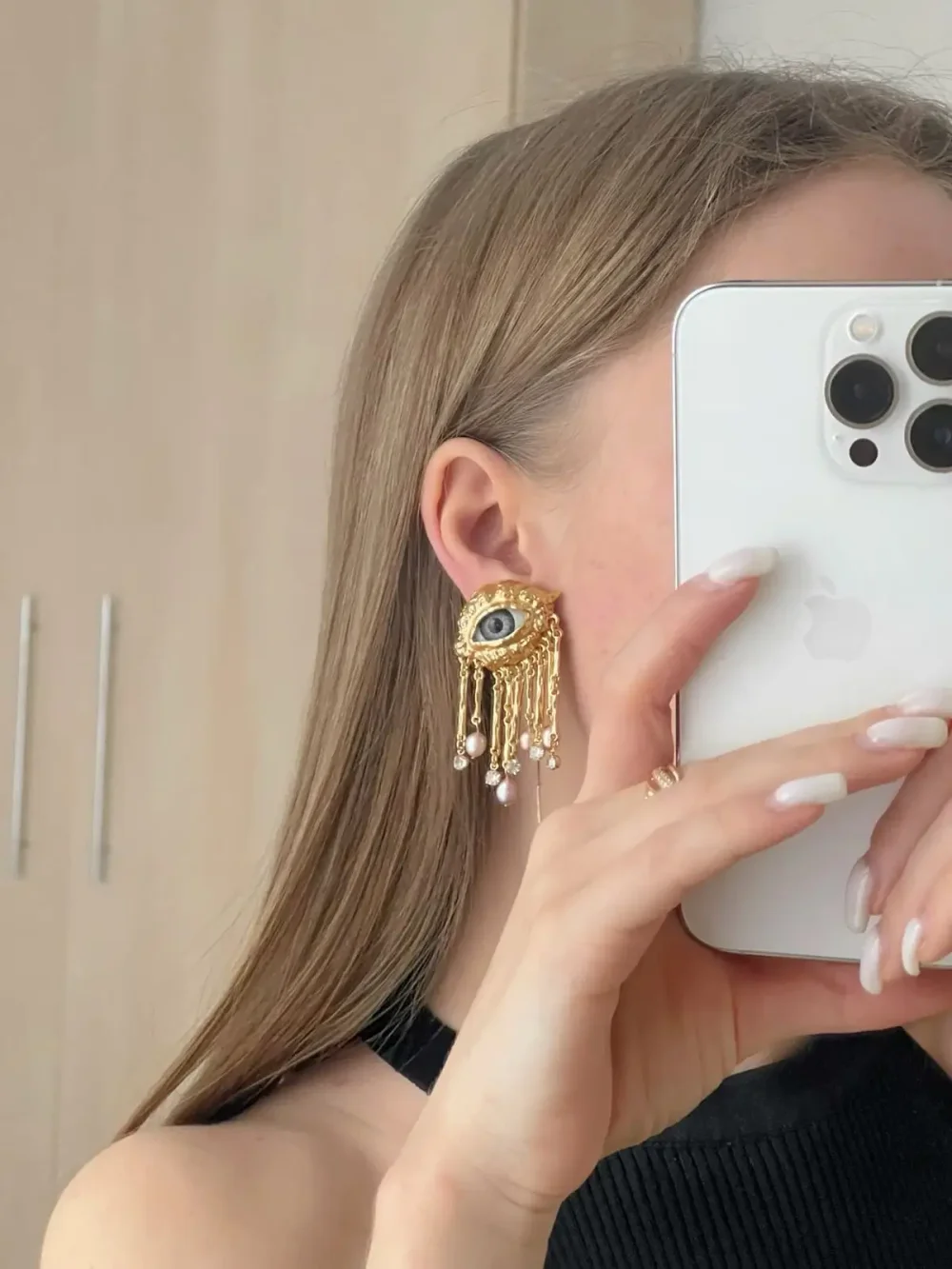 Серьги Surreal, Золотой