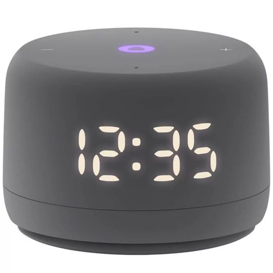 Умная колонка Яндекс Станция Лайт 2 с Алисой с часами Серый