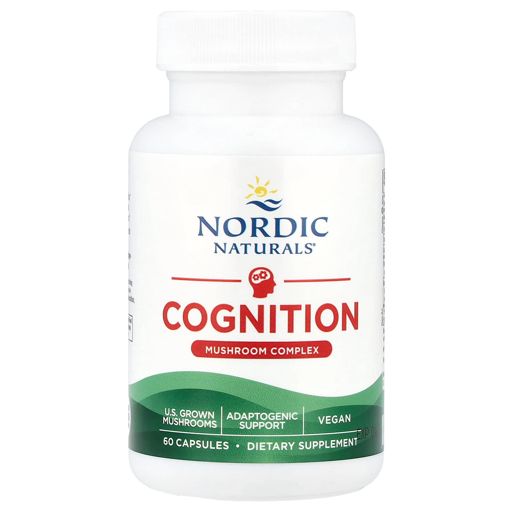 Nordic Naturals, Комплекс грибов познания, 60 капсул