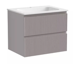 Тумба подвесная SANCOS Snob R 590х445х500, c двумя ящиками оснащенными доводчиками, Doha Soft, арт.SNR60SM