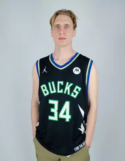 Баскетбольная джерси Янниса Адетокумбо «Милуоки Бакс»