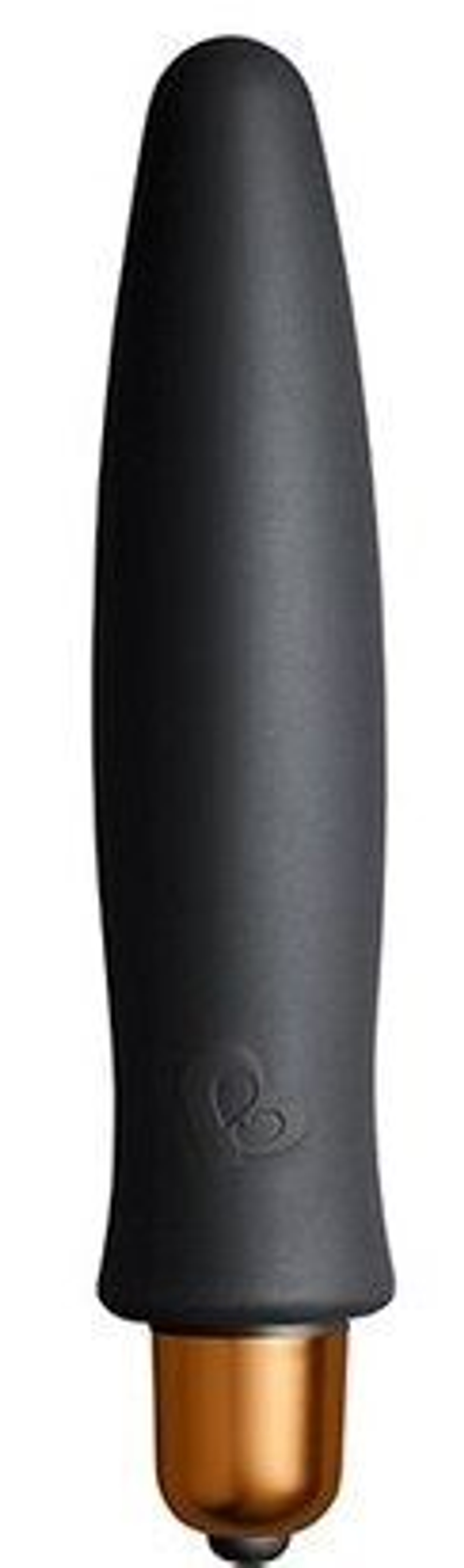 Вибропуля с 2 сменными насадками Dark Desires Kit (Цвет: черный с золотистым)