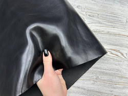 Juppiter Nero (1,4-1,6 мм), цв. Черный, натуральная кожа