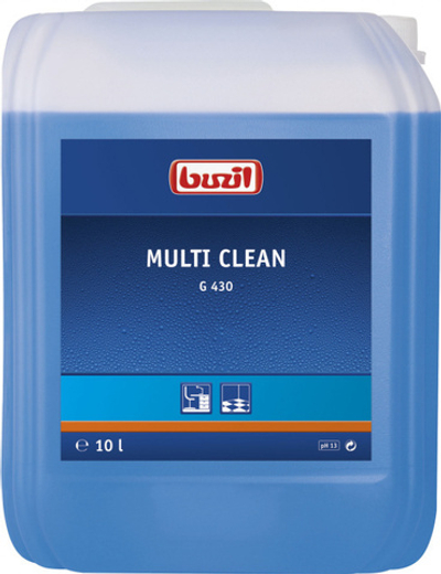 Multi Clean, щелочное чистящее средство с содержанием спирта, Buzil 10 л.