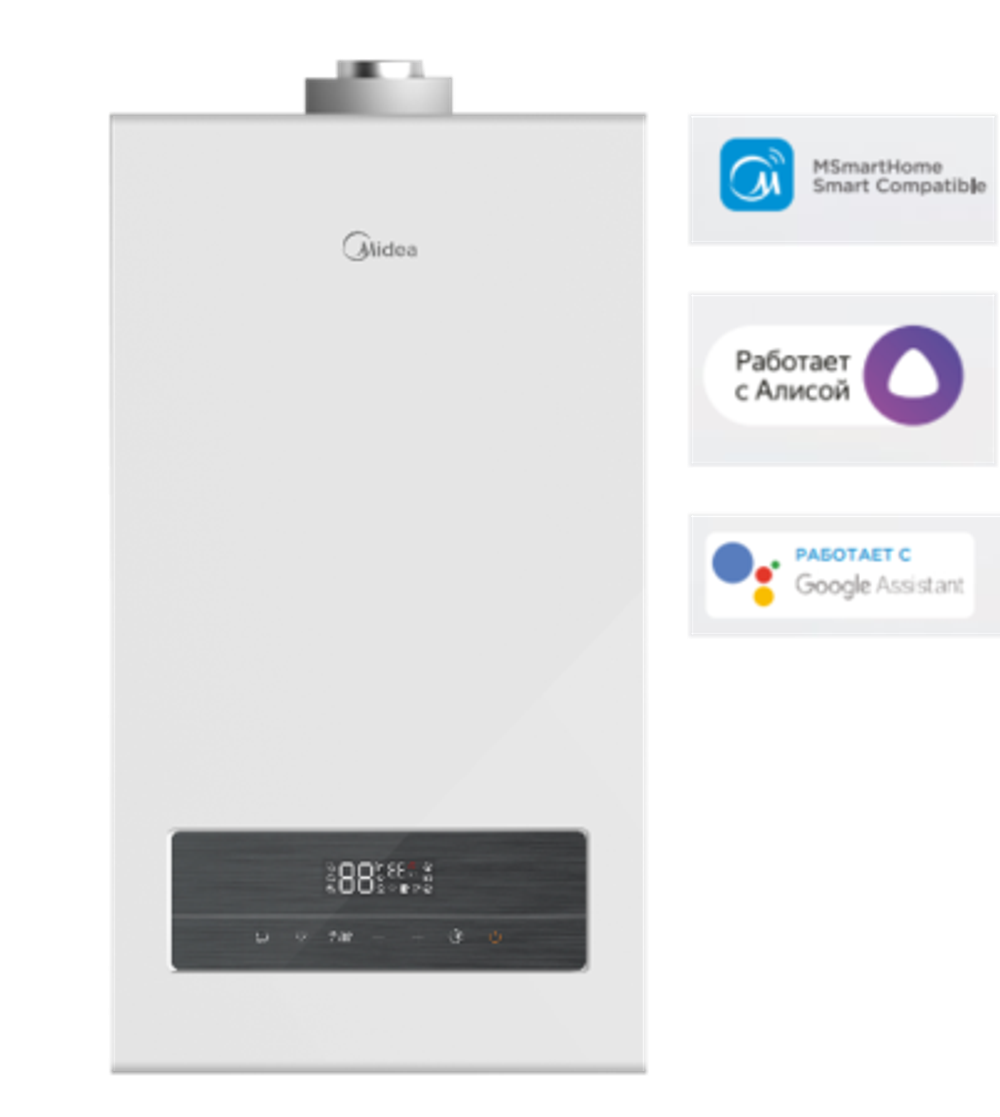Котел газовый настенный MIDEA MGB-10-2F (2.K.P.Cu)