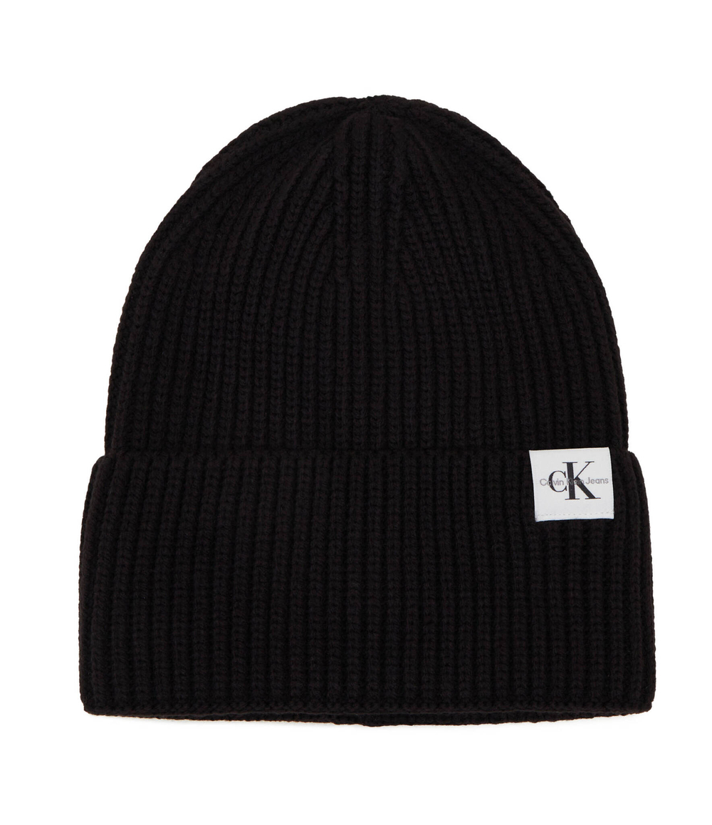 Шапка MONOGRAM RIB Calvin Klein Jeans - черный(IU0IU00440)