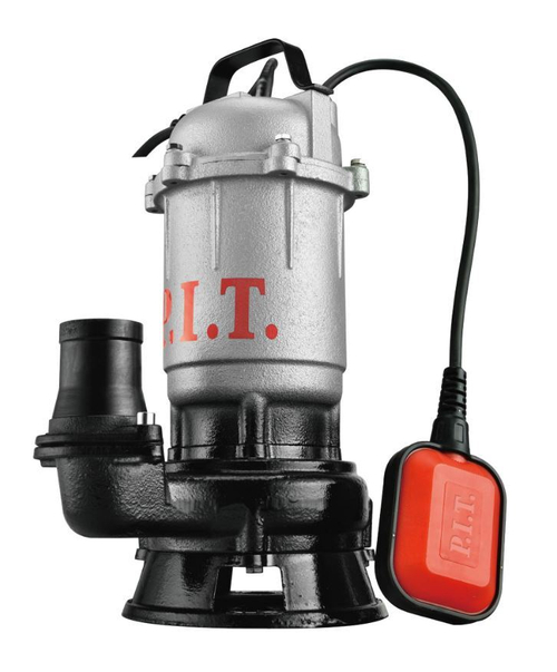 Насос фекальный PSW750-W ( 750Вт, напор 16м, произ-ть 166л/мин, чугун, поплав. выкл.)