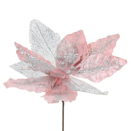 GAEM Цветок искусственный "Пуансеттия", L49 W49 H36 см