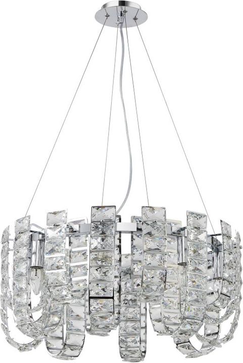 Люстра подвесная хрустальная 2172/09/08P Stilfort, серия Umiko
