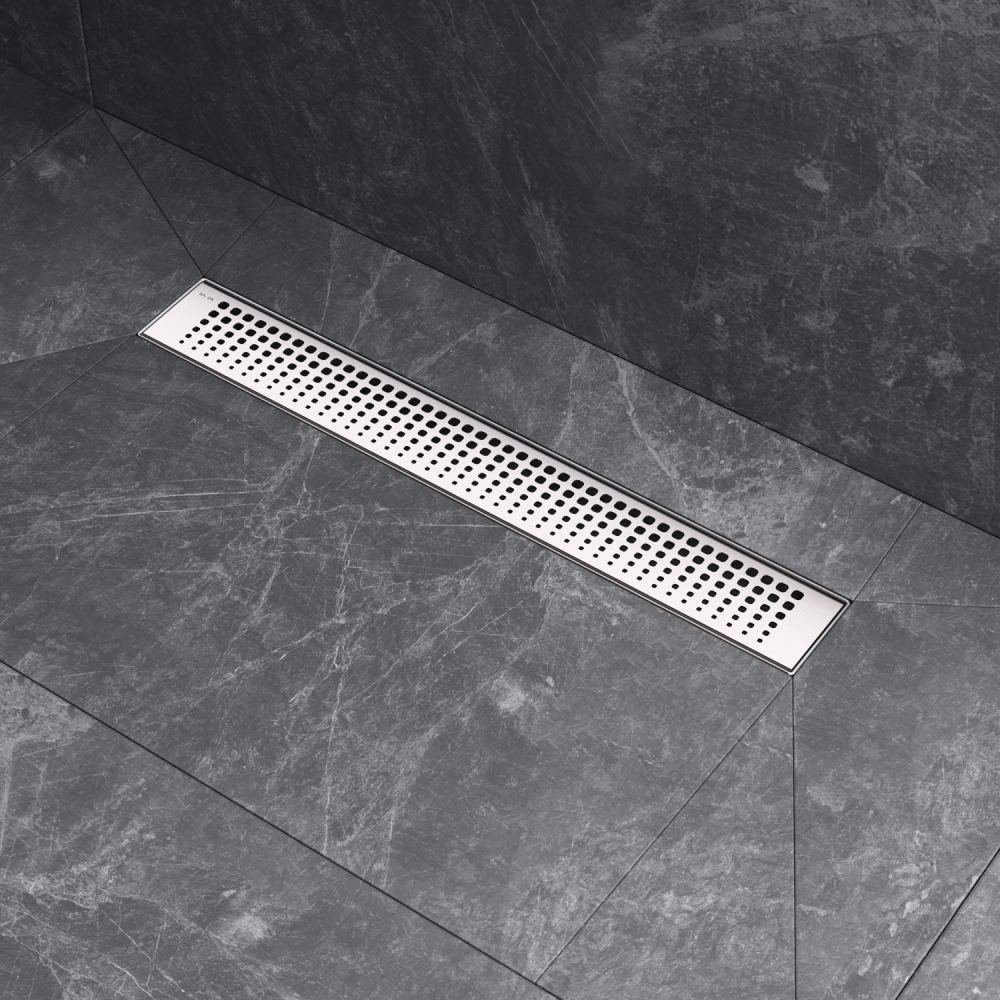 Трап для душа линейный, универсальный затвор Cut Gradient, 50 см AM.PM MasterFlow W01SC-P11-050-01SB