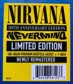Nirvana. Nevermind. 30th Anniversary (LP + LP 7")