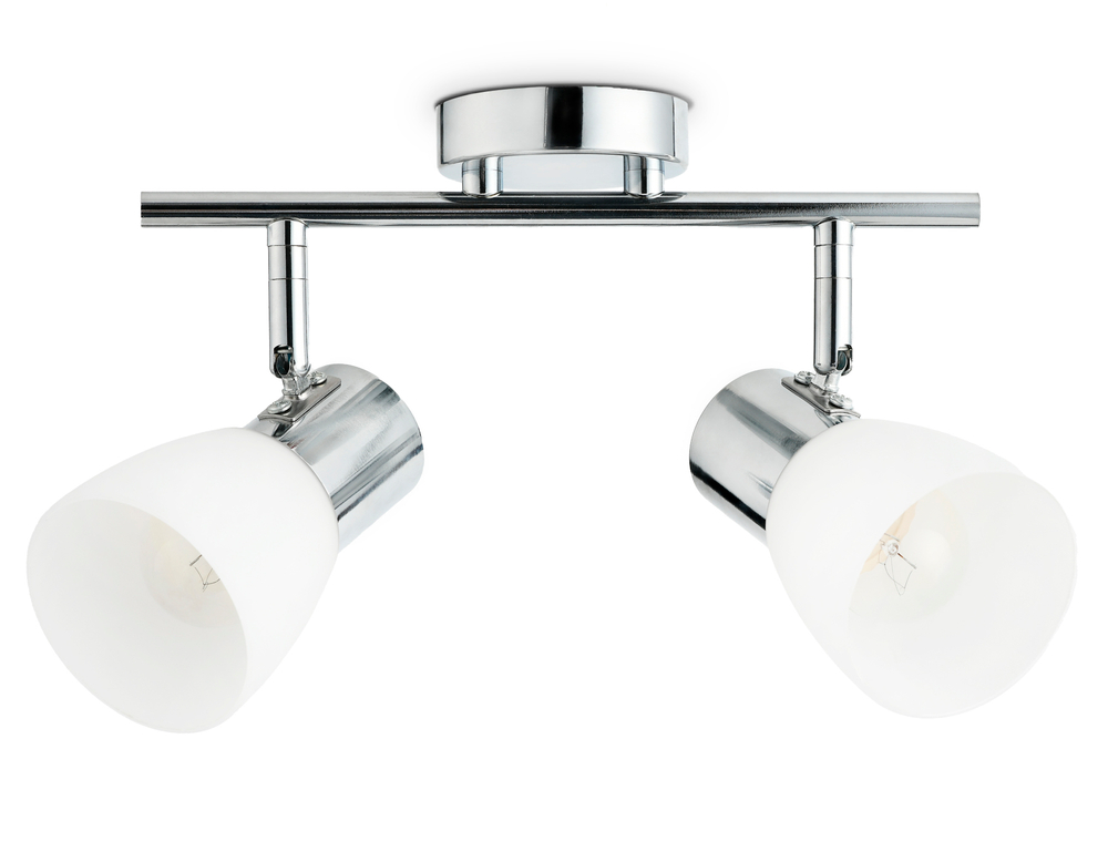 TR3963/2 CH/FR хром/белый матовый E27*2 max 40W 200*105*200