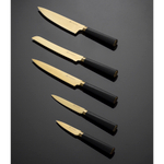 Набор из 5 ножей и подставки Titan Gold