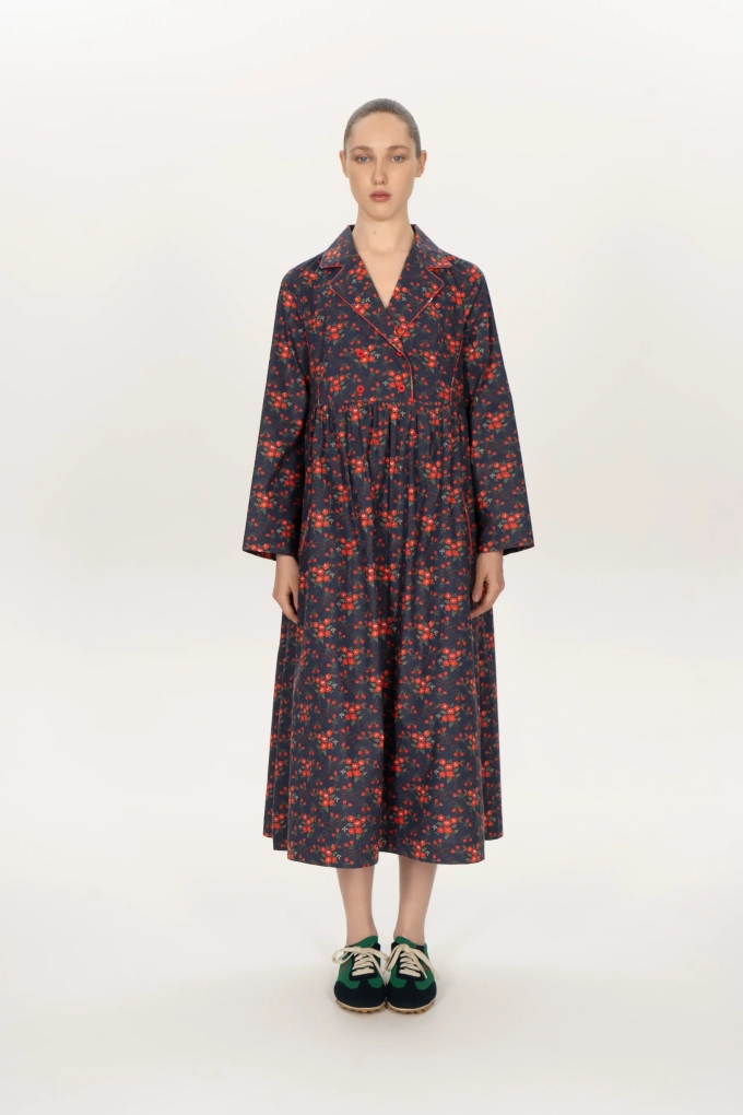 Платье «Узоры 2», разноцветный